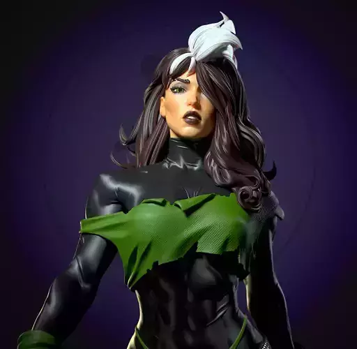 Punk Rogue with NSFW 3D print model