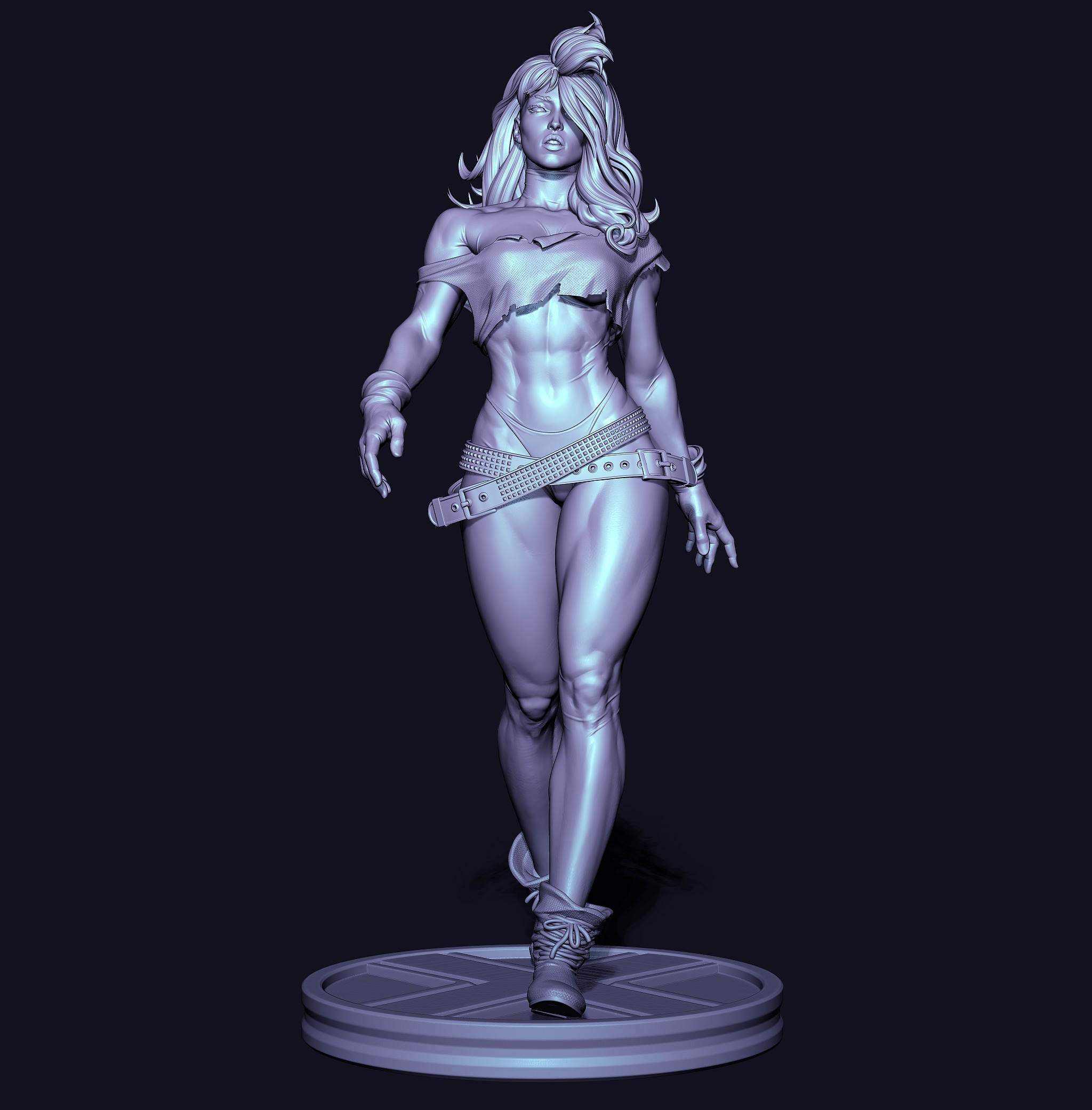 Punk Rogue with NSFW 3D print model_17