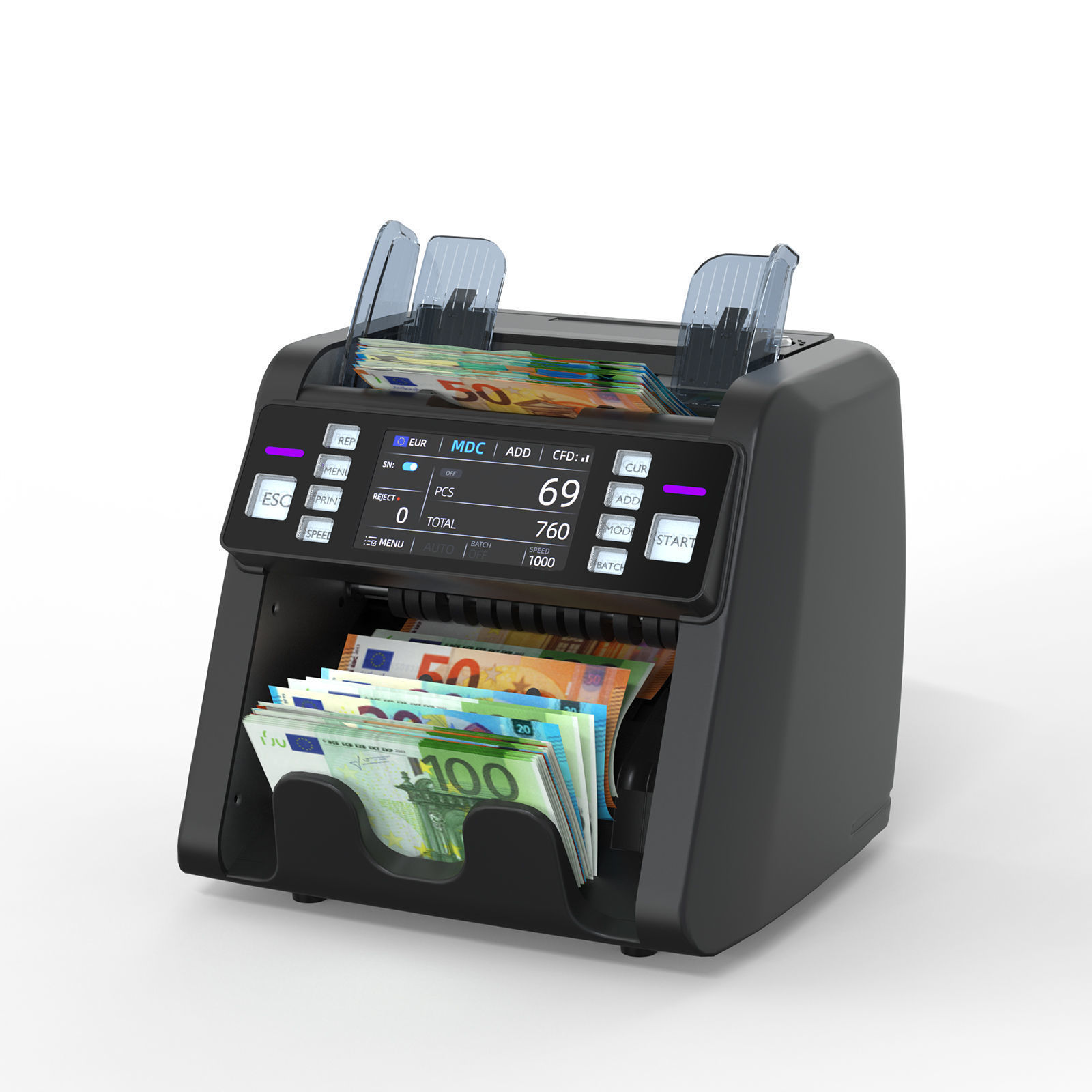 money Counter machine 3D model 3D model_3