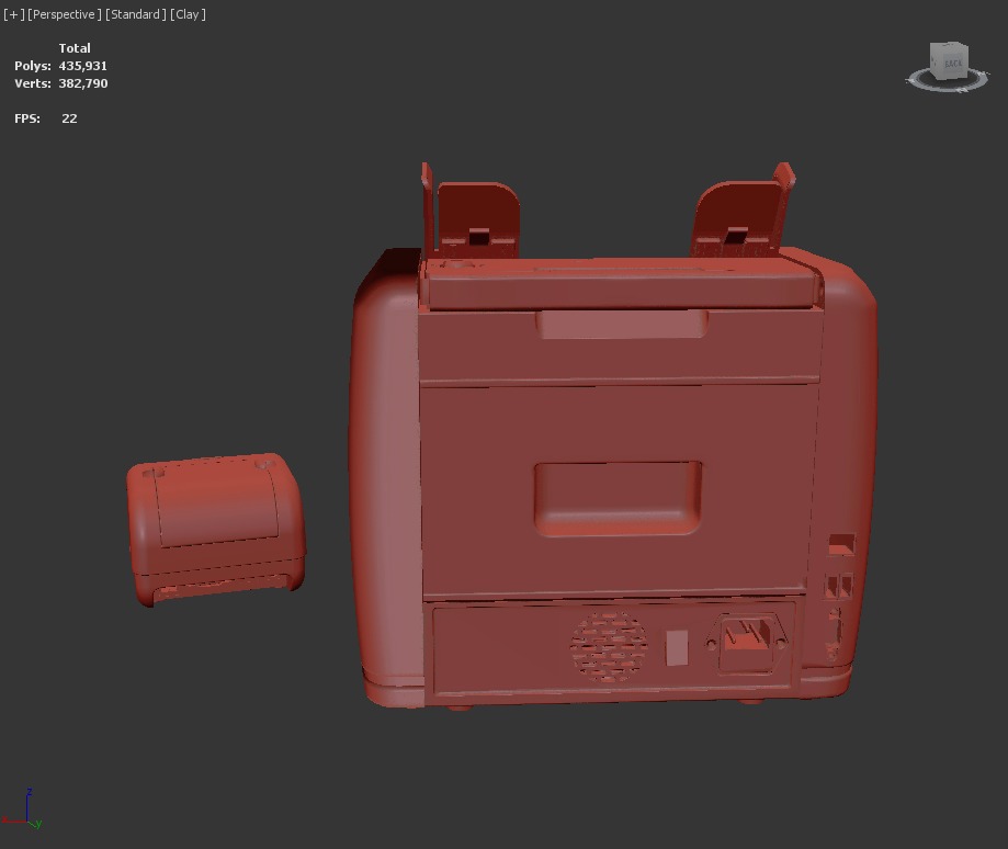 money Counter machine 3D model 3D model_7