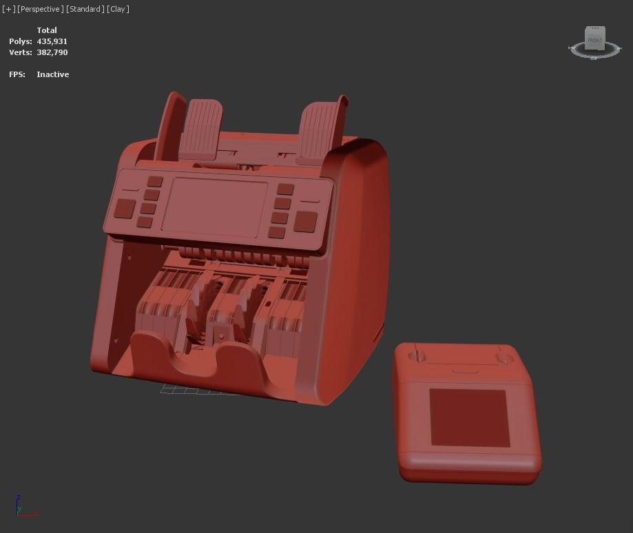 money Counter machine 3D model 3D model_6