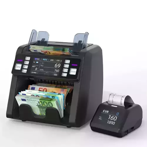 money Counter machine 3D model 3D model money Counter machine 3D model 3D model