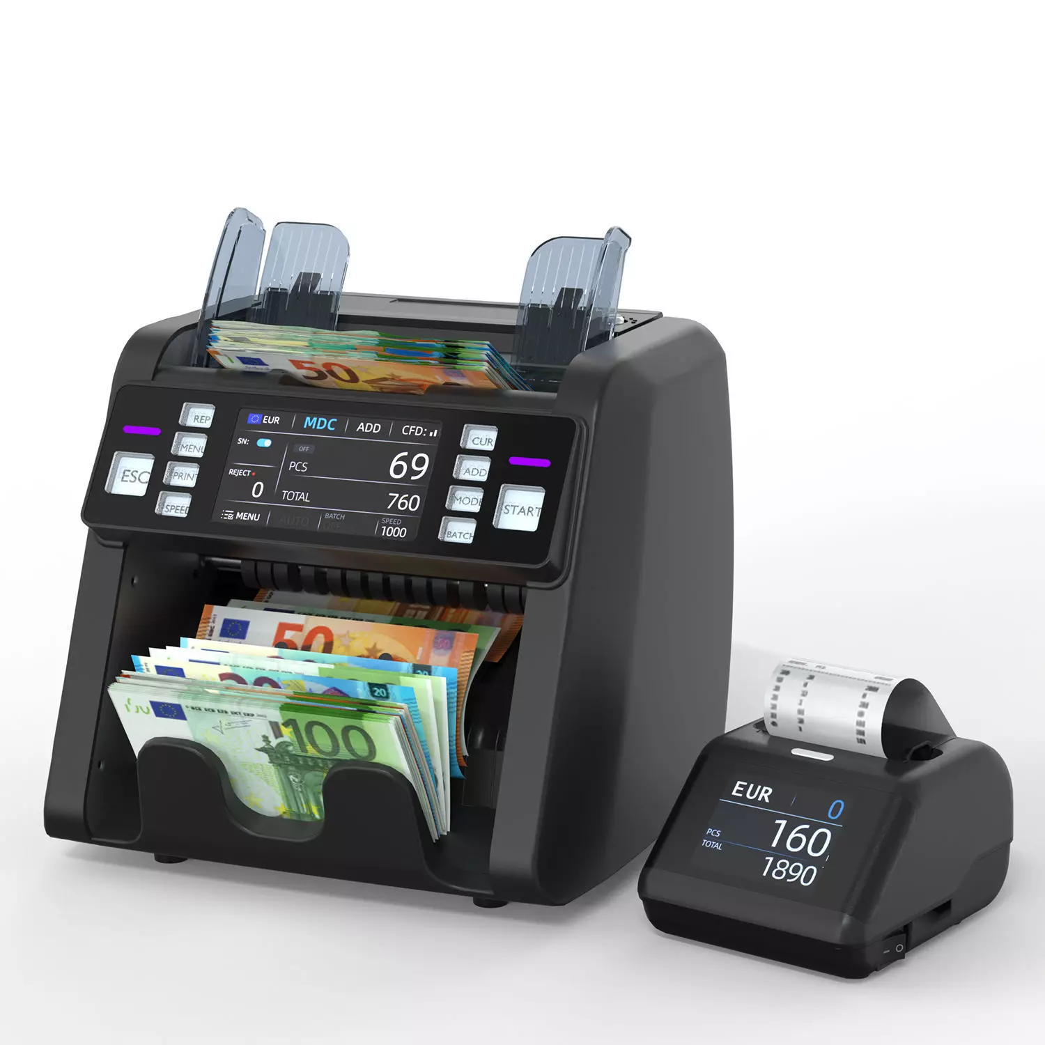 money Counter machine 3D model 3D model_0
