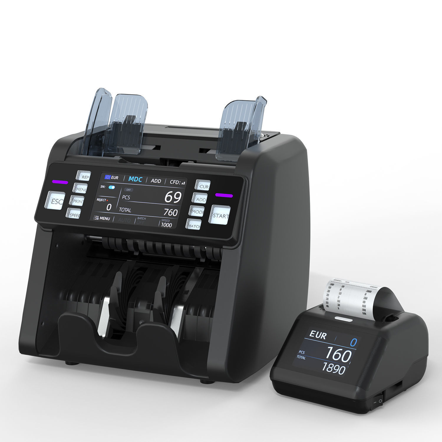 money Counter machine 3D model 3D model_1