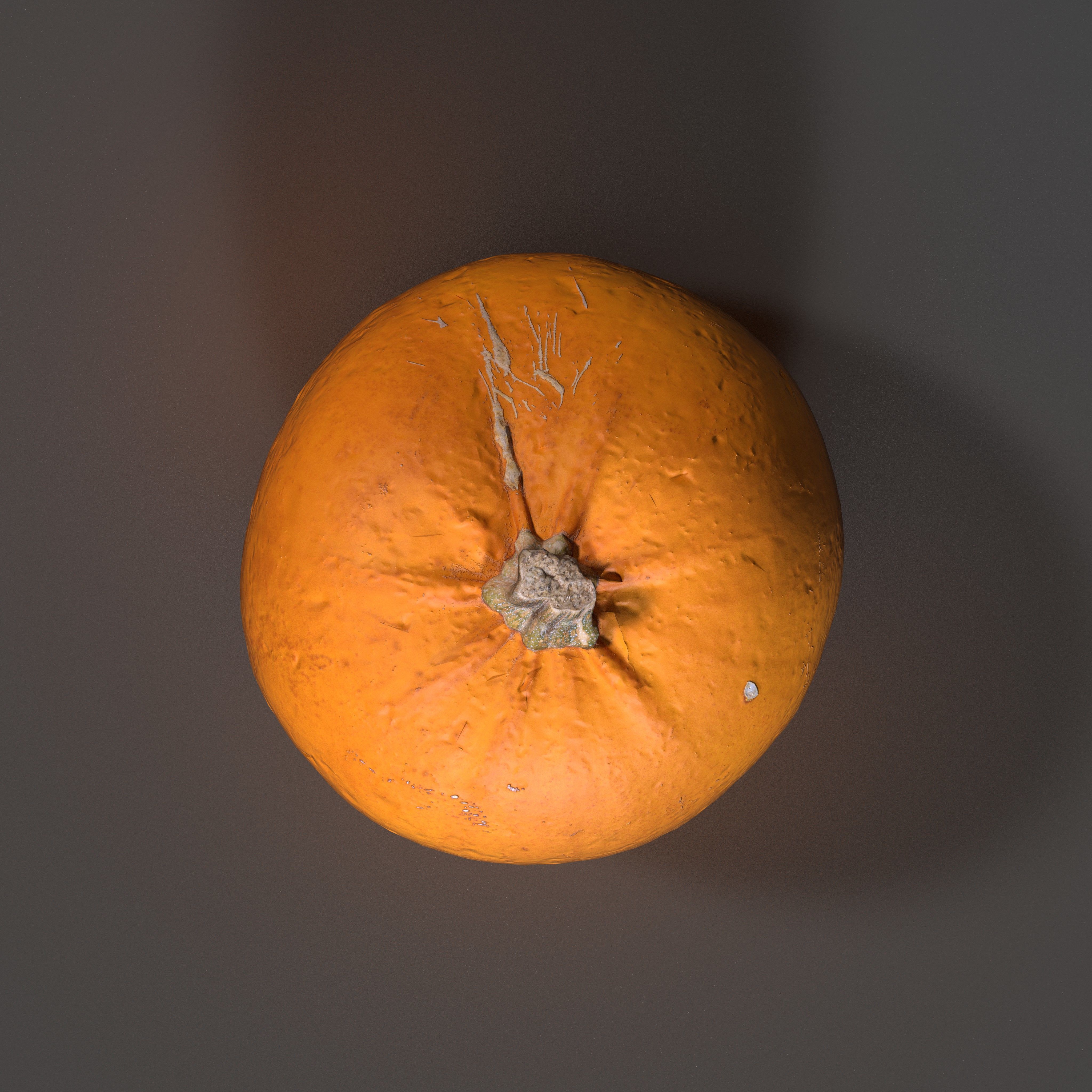 Photorealistic Small Pumpkin Low-poly 3D model_4