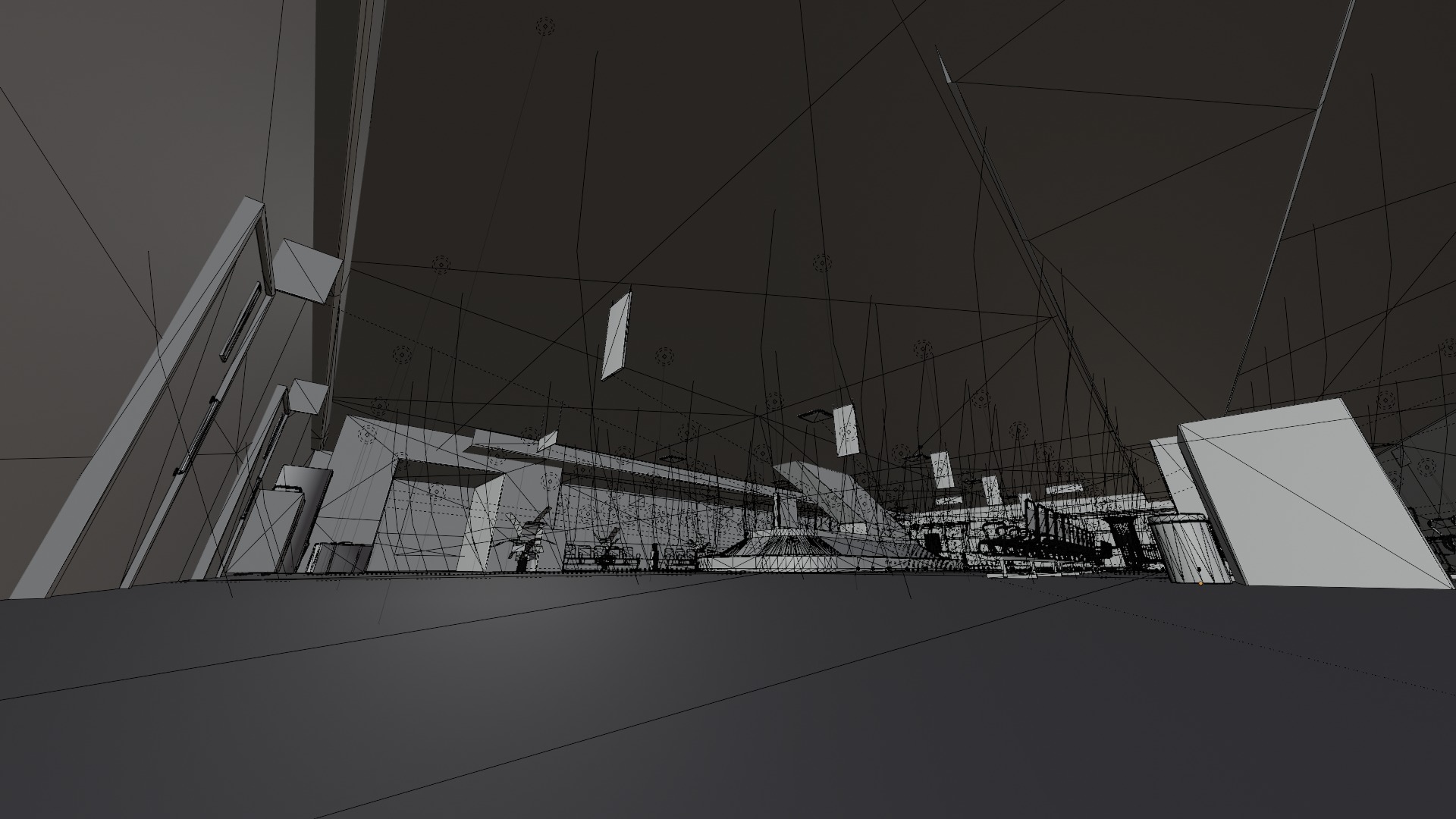 Airport from inside -BaggageClaim 3D model_5