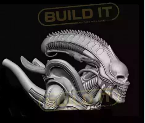 Alien full size bust stl 