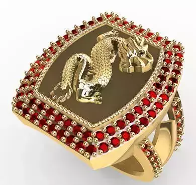 Dragon Rings Texture