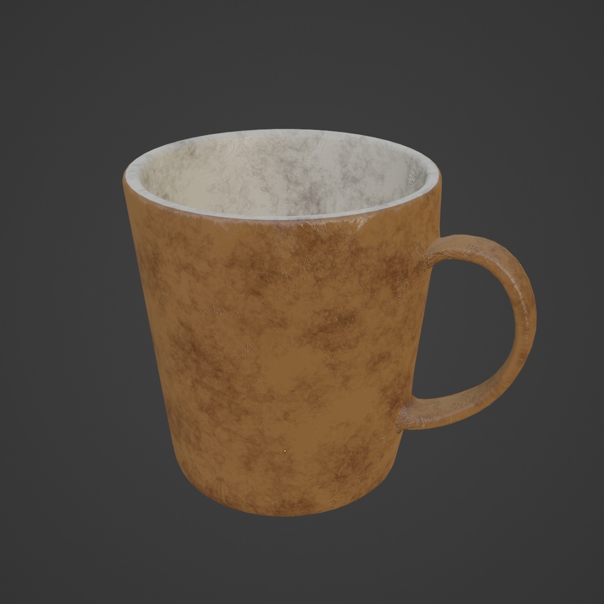 Old Dirty Coffee Cup 02 3D model_6