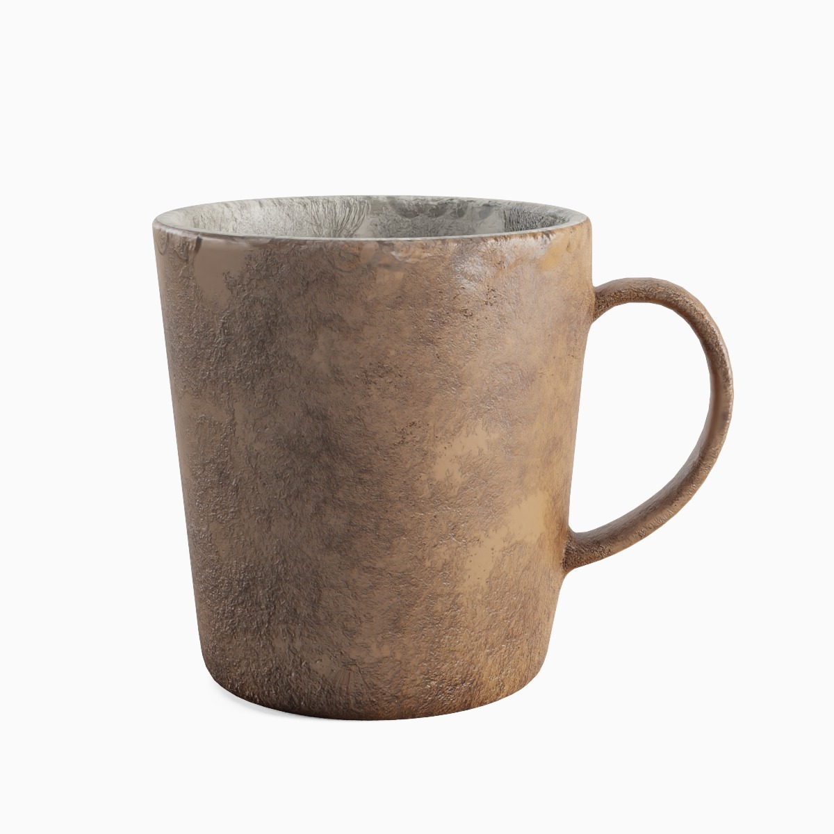 Old Dirty Coffee Cup 02 3D model_1