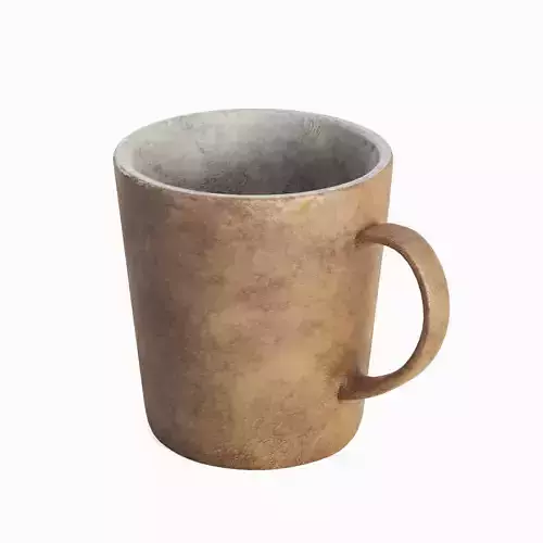 Old Dirty Coffee Cup 02 3D model Old Dirty Coffee Cup 02 3D model