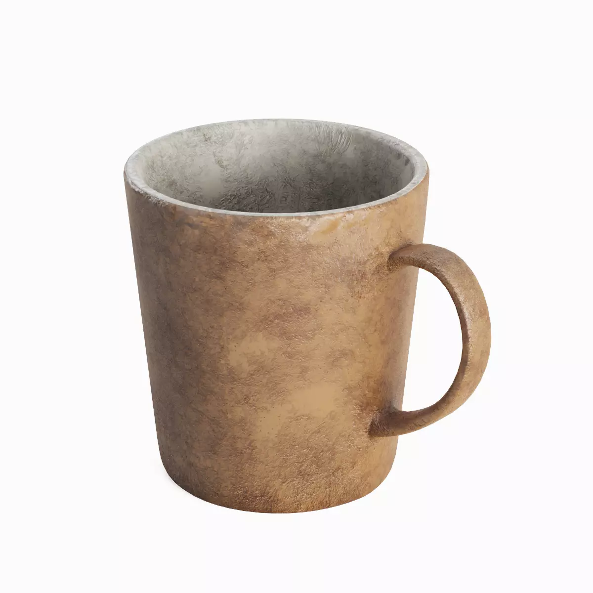 Old Dirty Coffee Cup 02 3D model_0