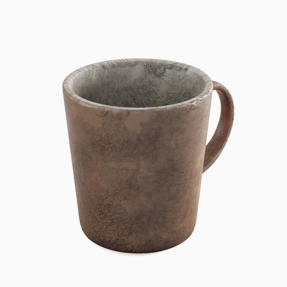 Old Dirty Coffee Cup 02 3D model_5