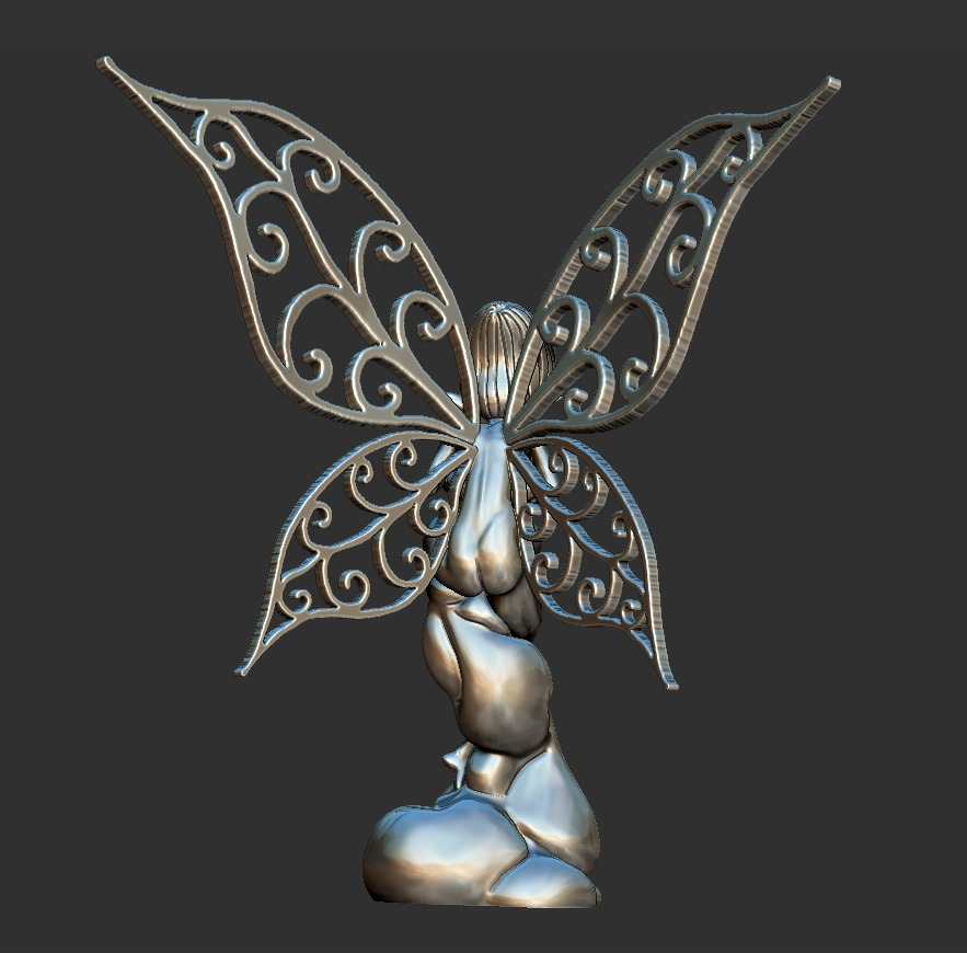 fairy secret life 3 3D print model_2