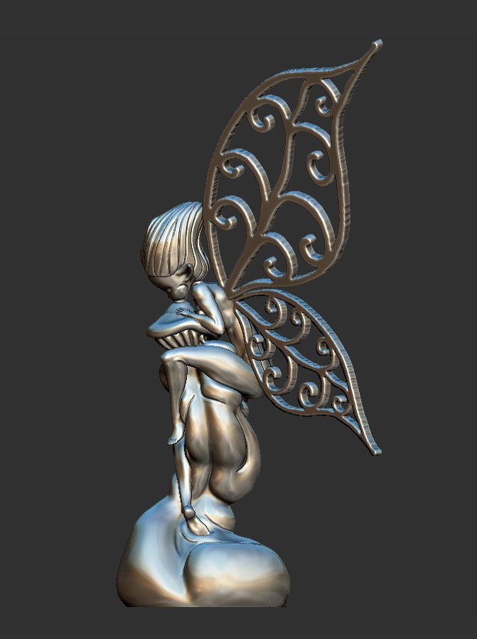 fairy secret life 3 3D print model_4