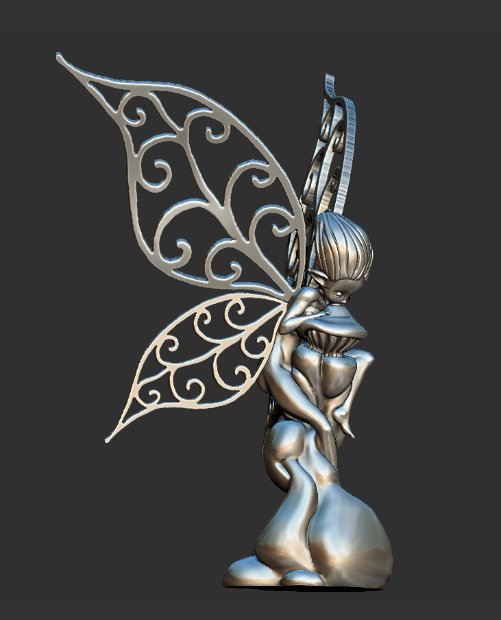 fairy secret life 3 3D print model_1