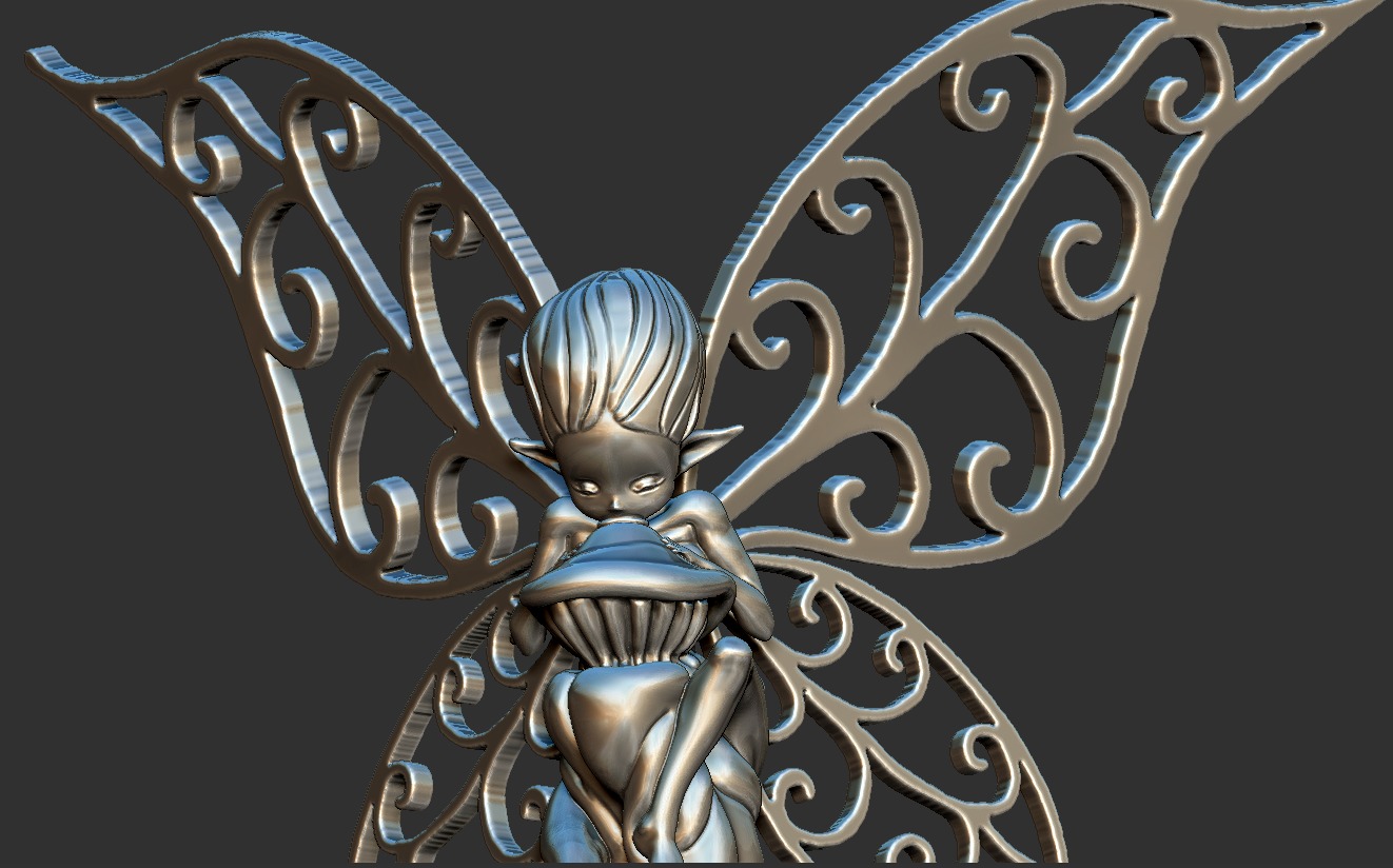 fairy secret life 3 3D print model_5