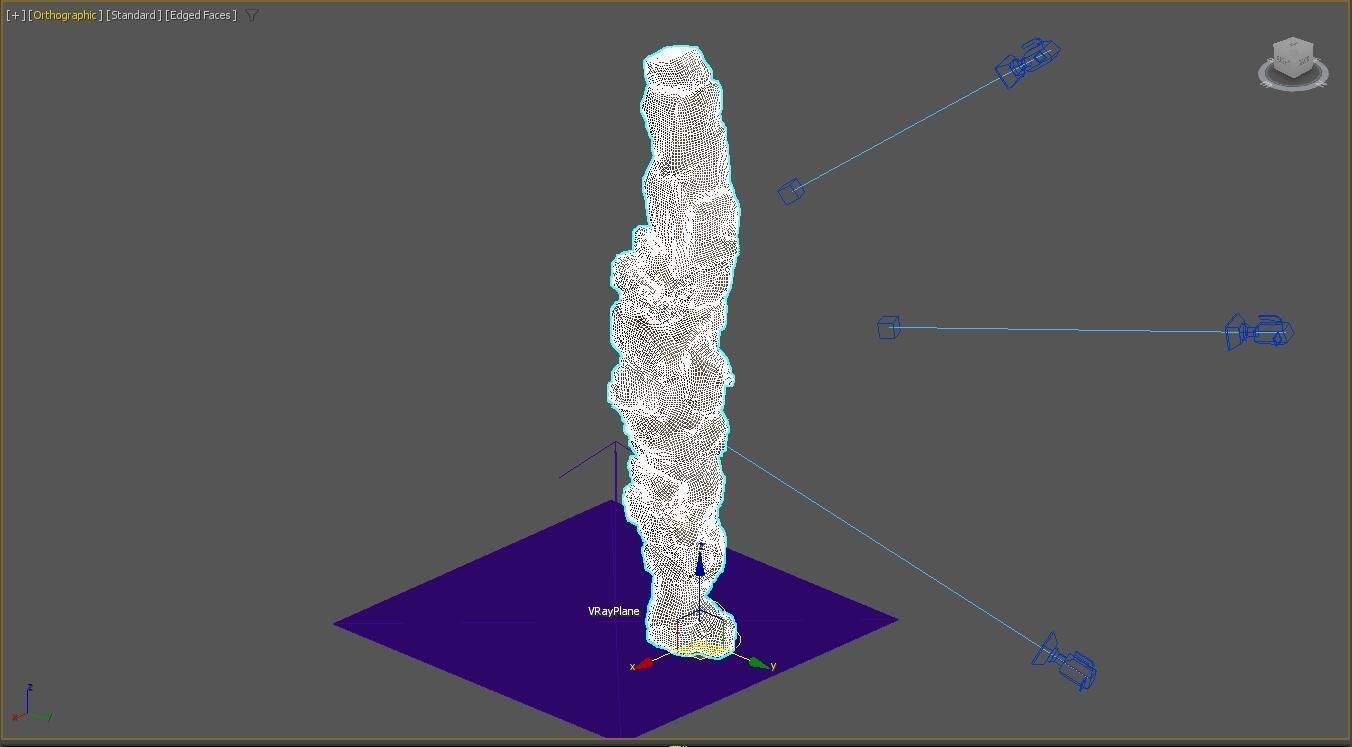 Rock Mountain B2 3D model_9
