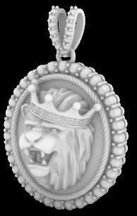 Lion Pendant 3D model Texture 3D print model_7