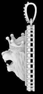 Lion Pendant 3D model Texture 3D print model_4
