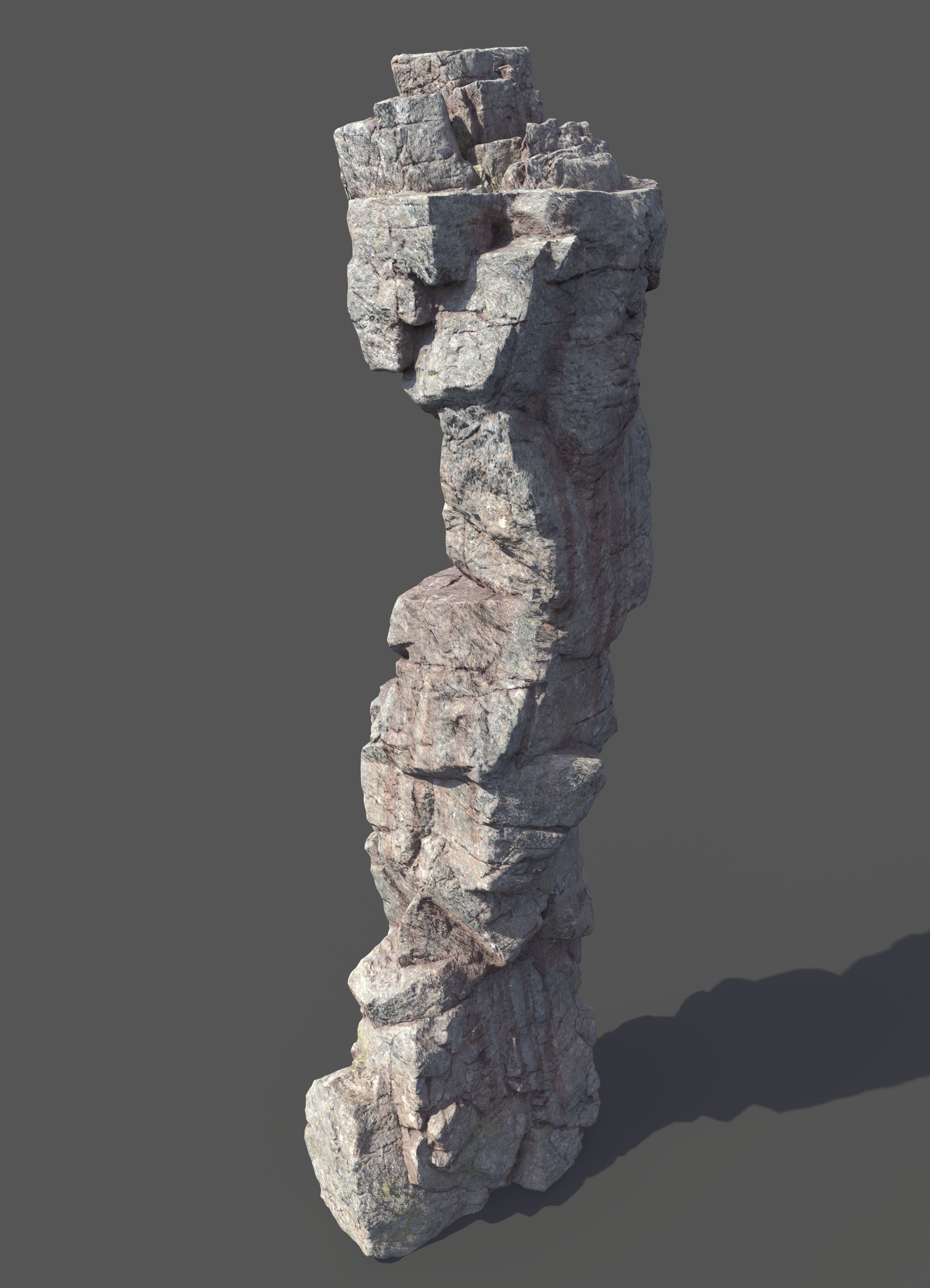 Rock Mountain B3 3D model_3