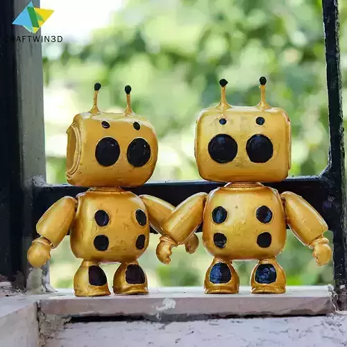 Print in Place Flexy robo 3D print model