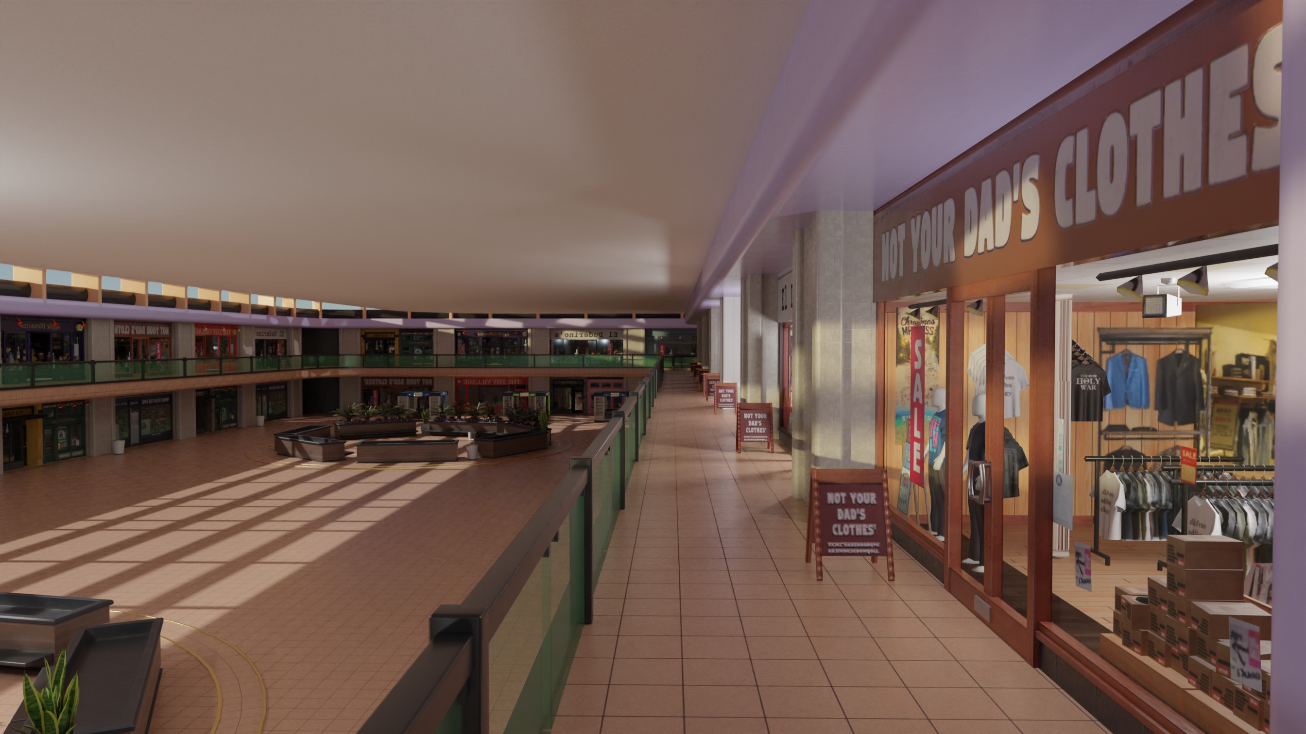 Mall From Inside 3D model_4