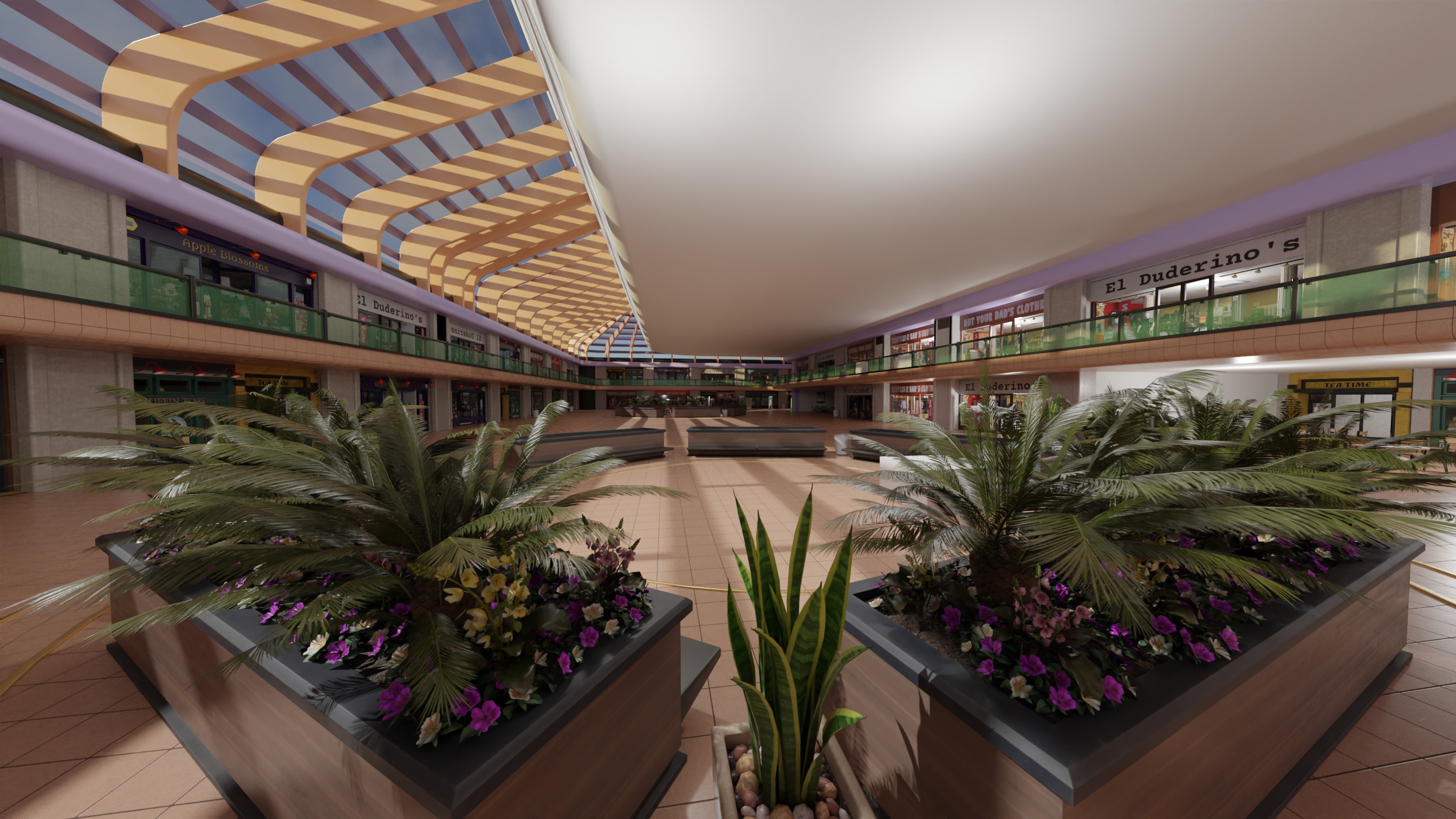 Mall From Inside 3D model_3