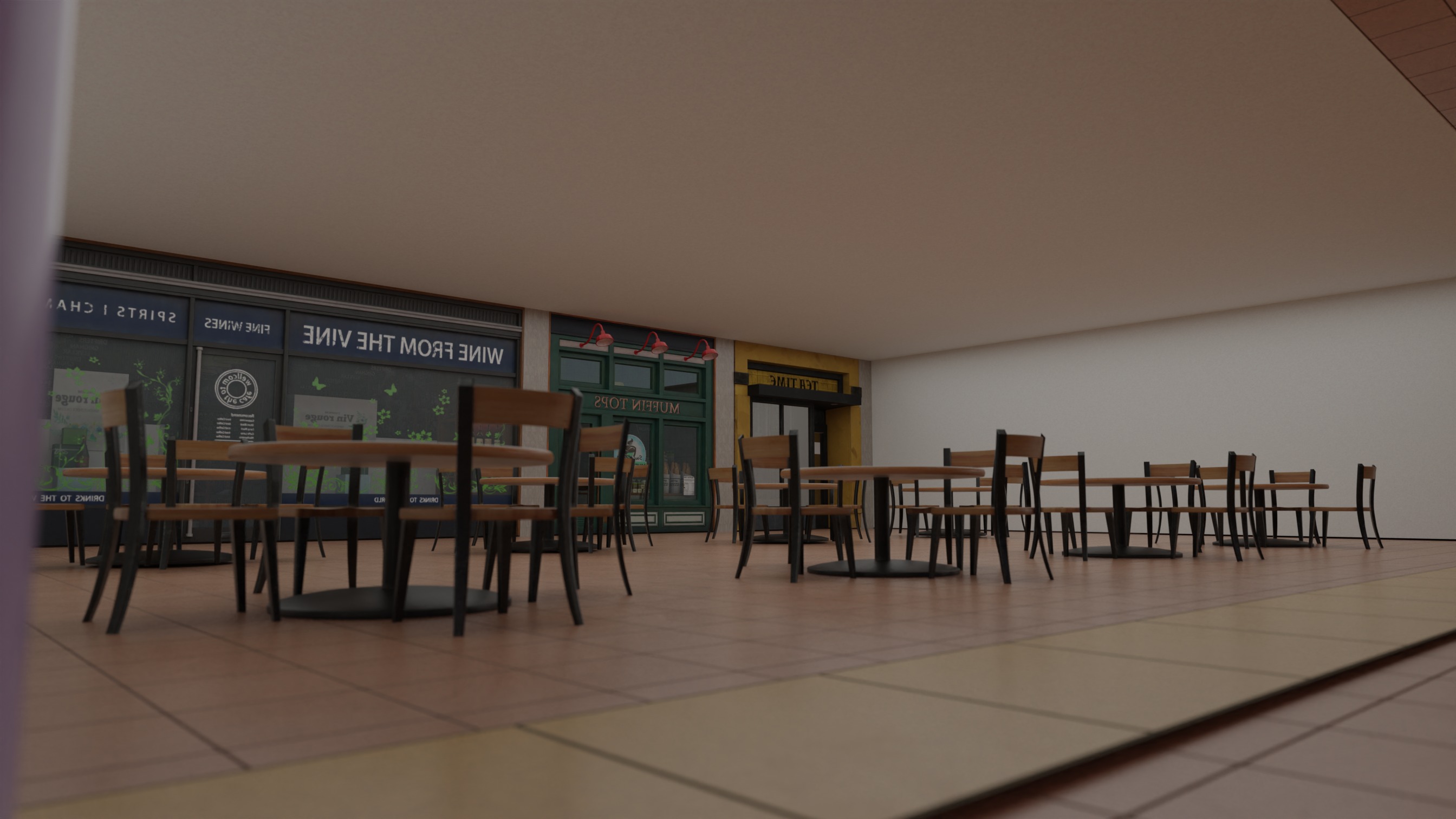 Mall From Inside 3D model_8