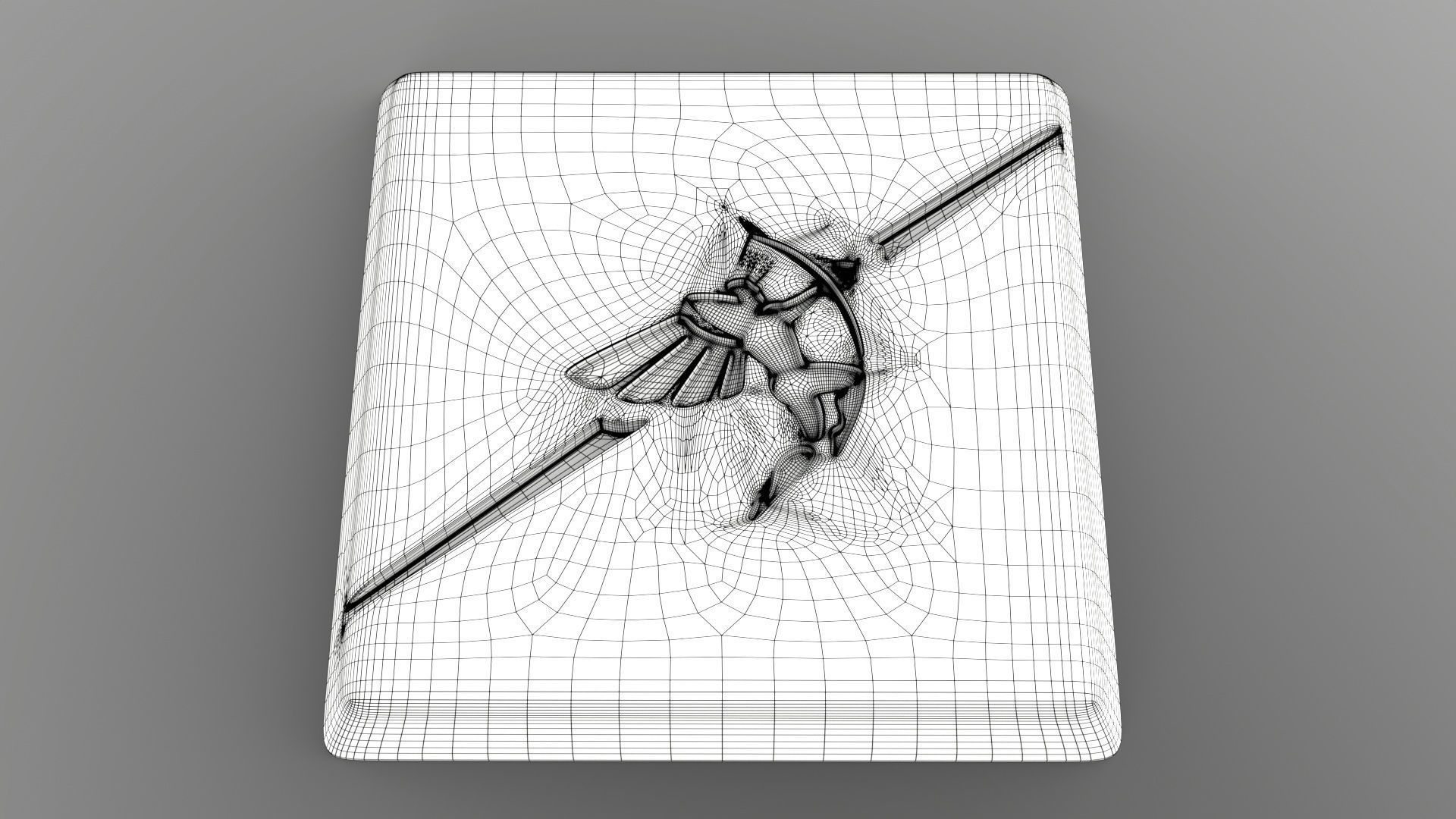 Chocolate Low-poly 3D model_14