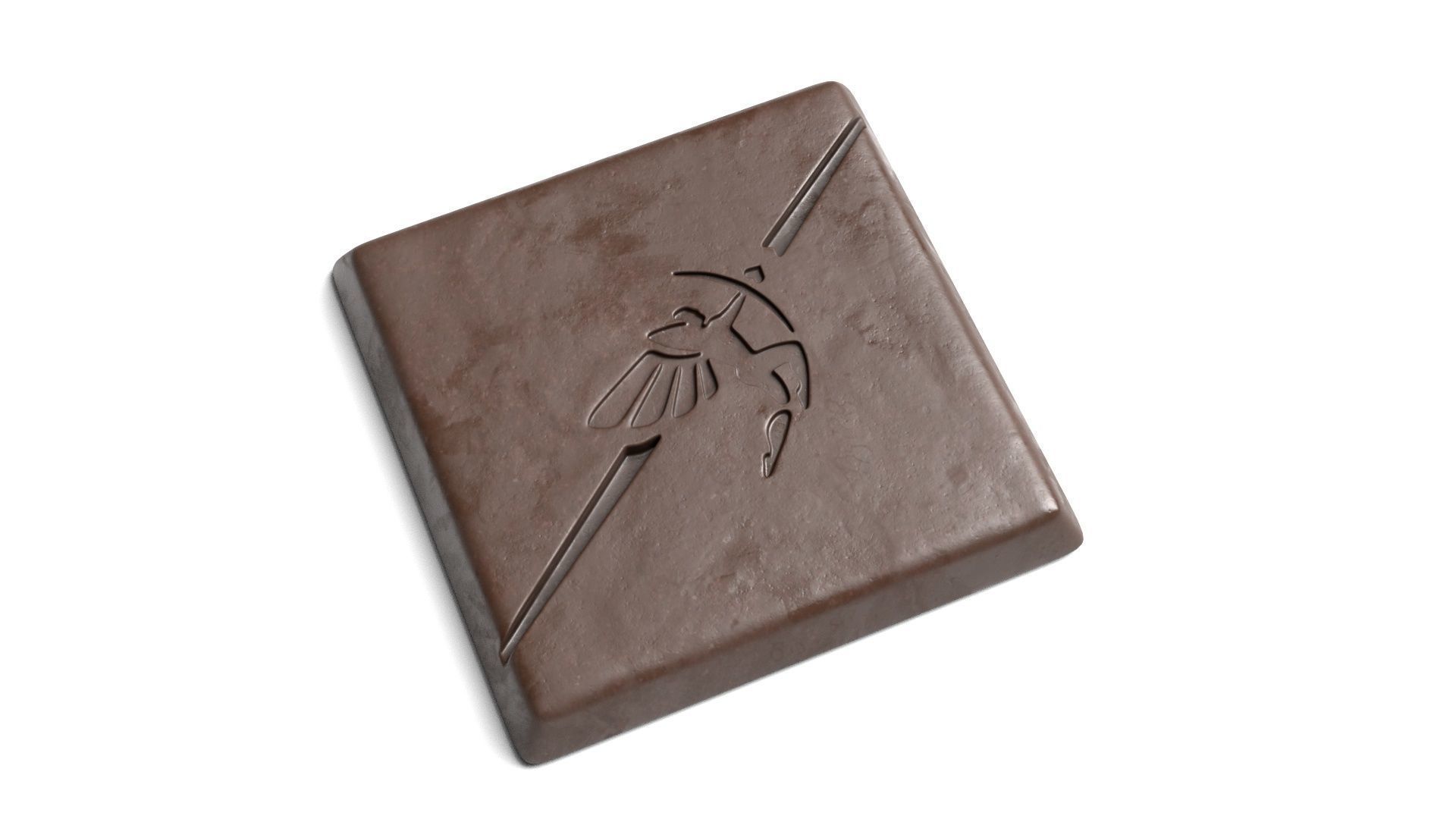 Chocolate Low-poly 3D model_2