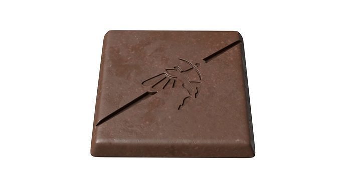 Chocolate Low-poly 3D model 7