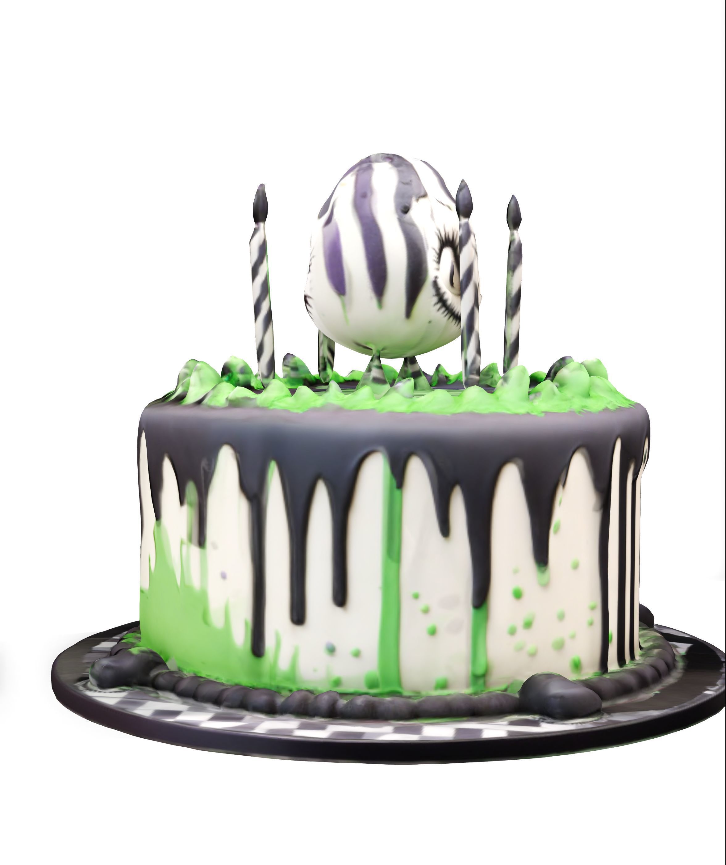 cake Theme Beetlejuice Low-poly 3D model_5