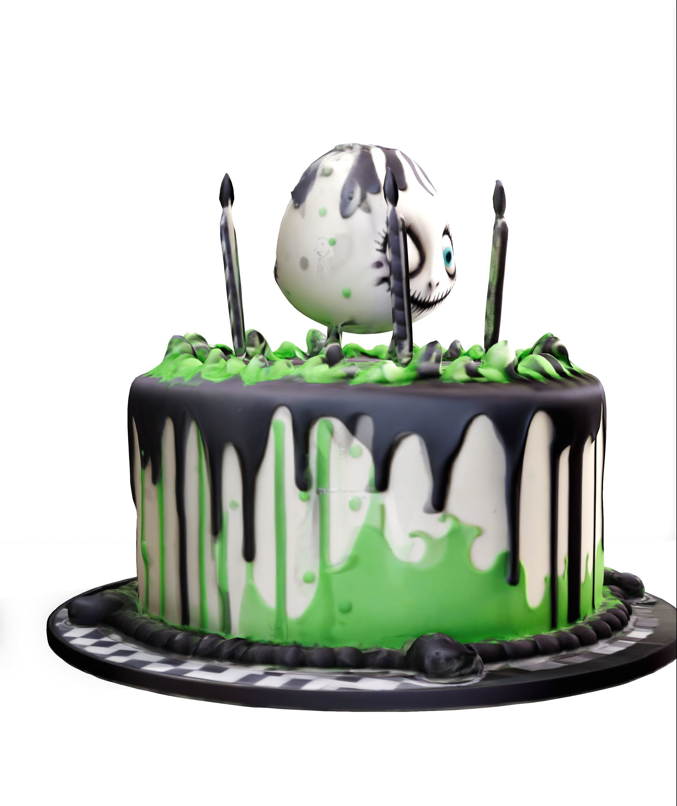 cake Theme Beetlejuice Low-poly 3D model_3