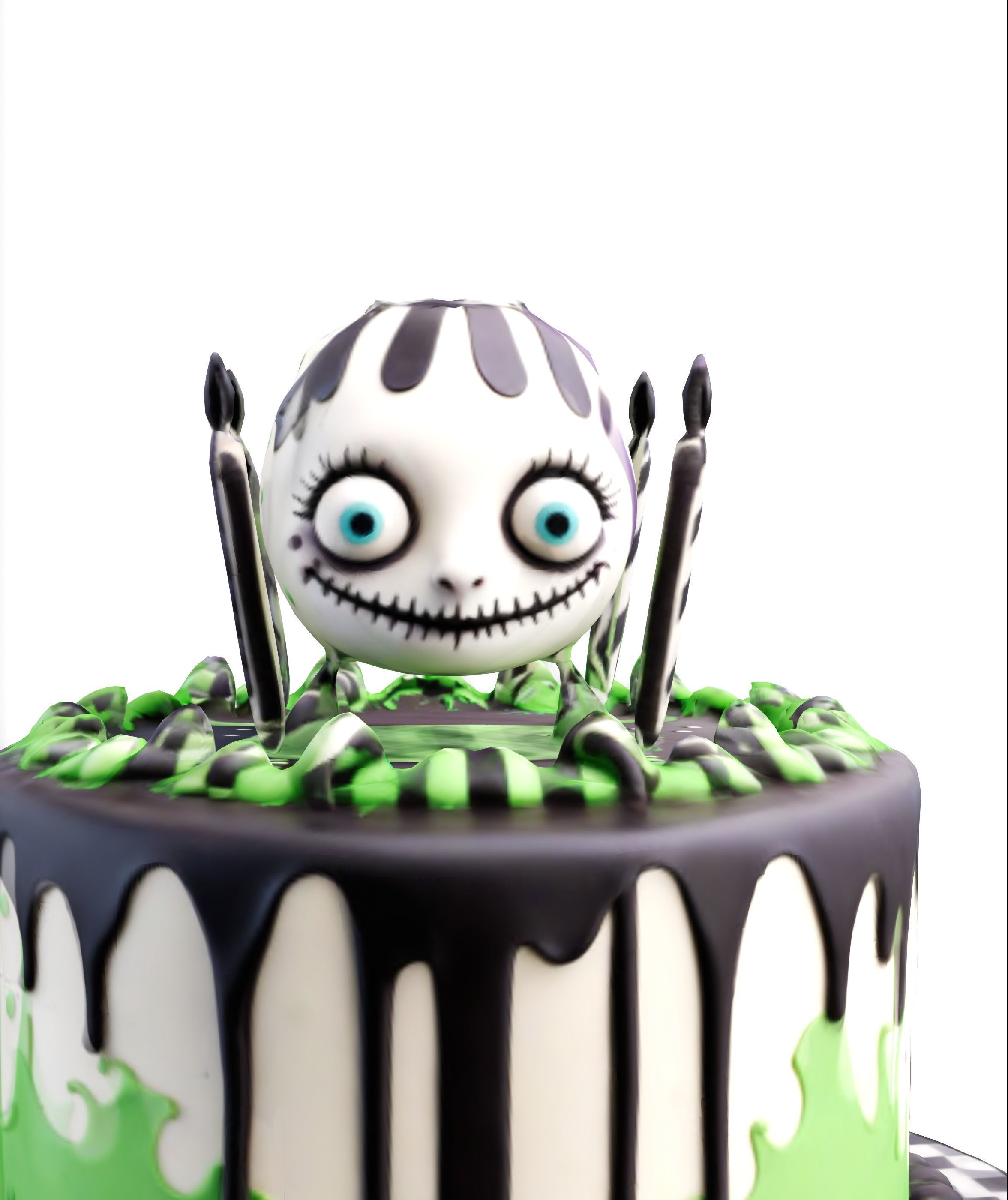 cake Theme Beetlejuice Low-poly 3D model_2