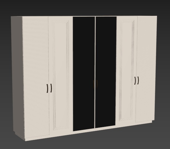 master bedroom set  3D model_5