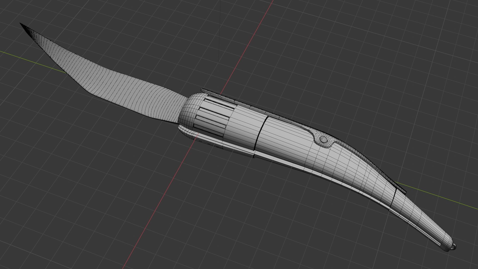 Sci-Fi Navaja Low-poly 3D model_7