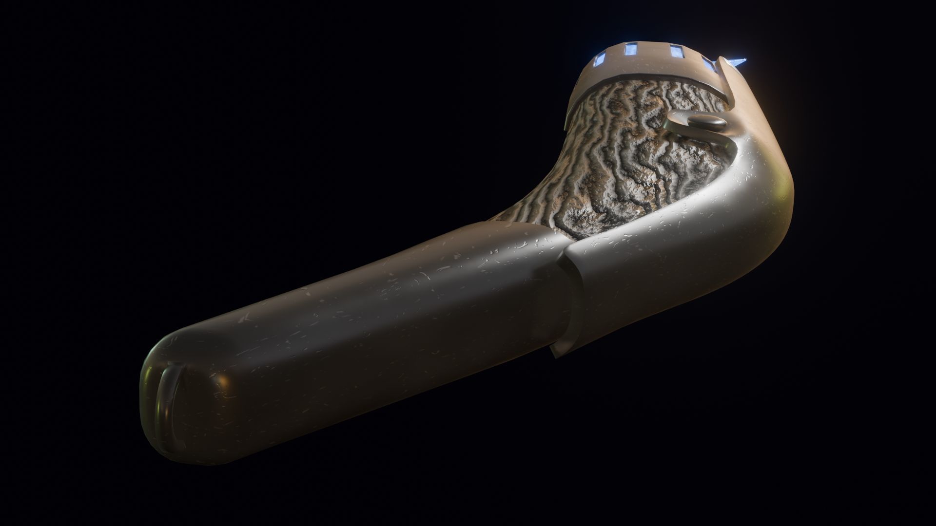 Sci-Fi Navaja Low-poly 3D model_2