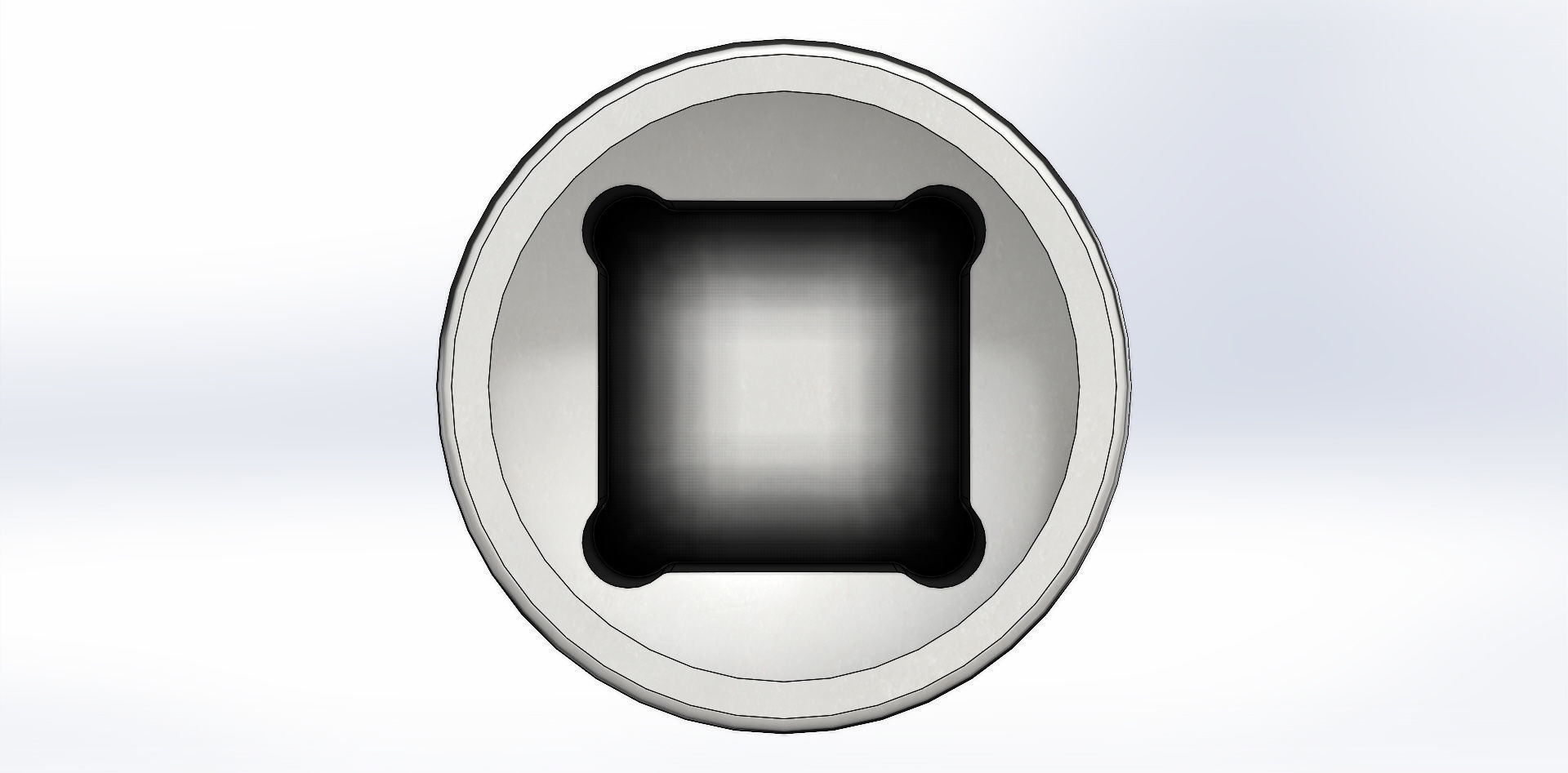 Soquete Longo Allen Long Socket 7-32 Pol 3D model_18