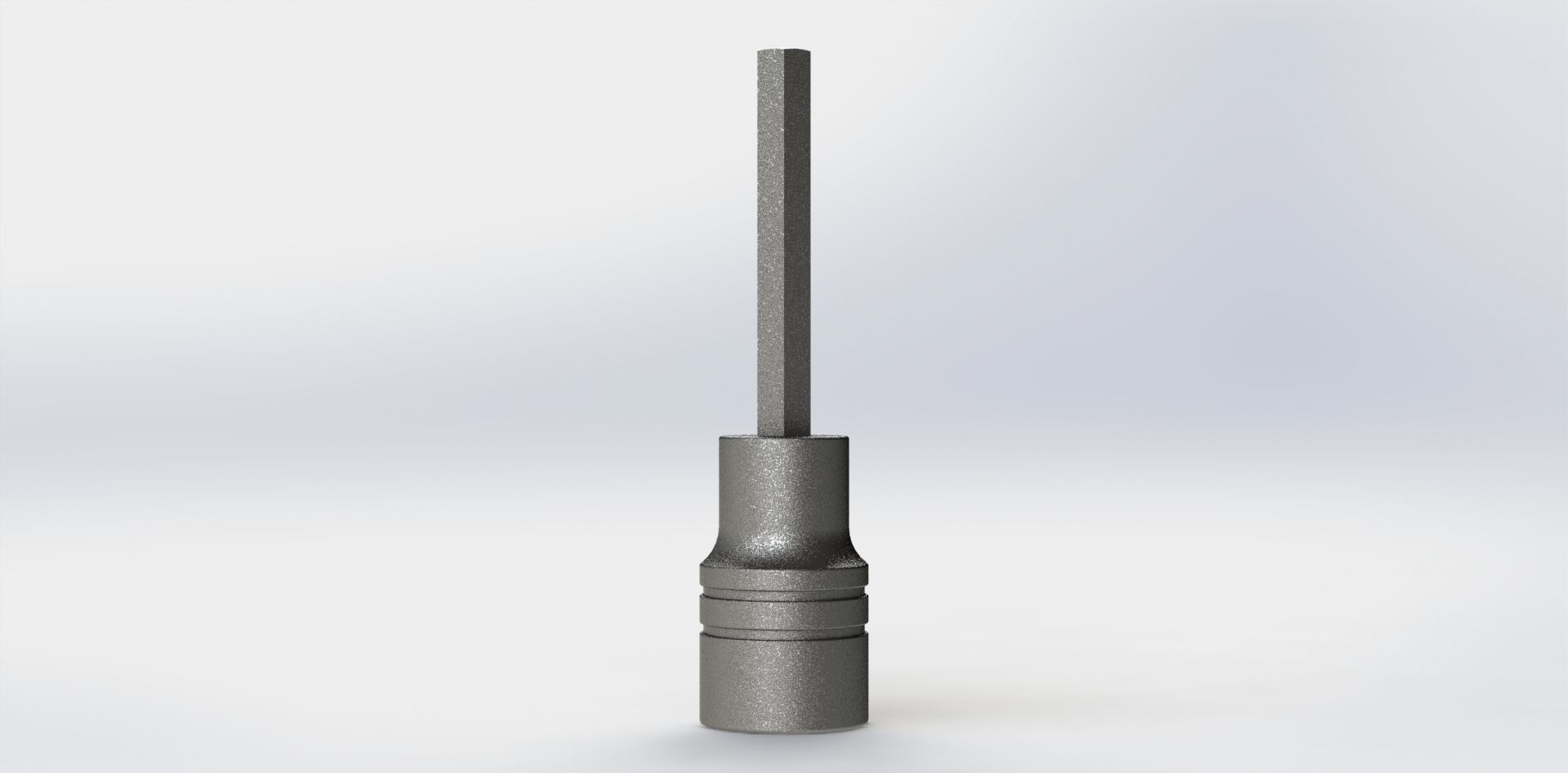 Soquete Longo Allen Long Socket 7-32 Pol 3D model_7