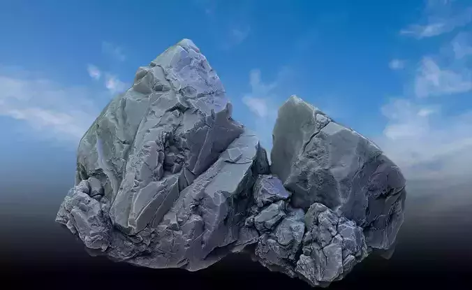 zbrush  Rock 