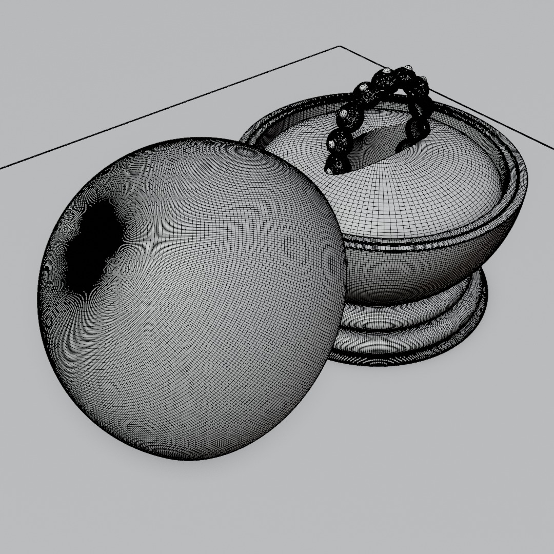 Jewerly installation 3D model 3D model_39