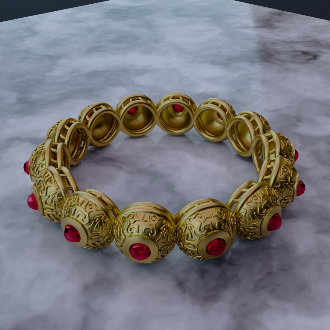 Jewerly installation 3D model 3D model_17