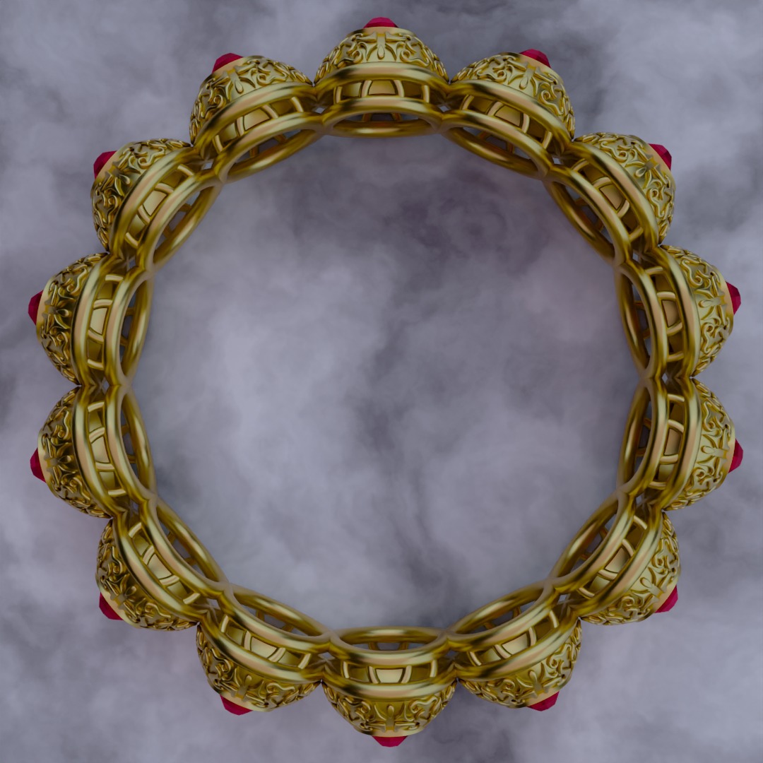 Jewerly installation 3D model 3D model_12