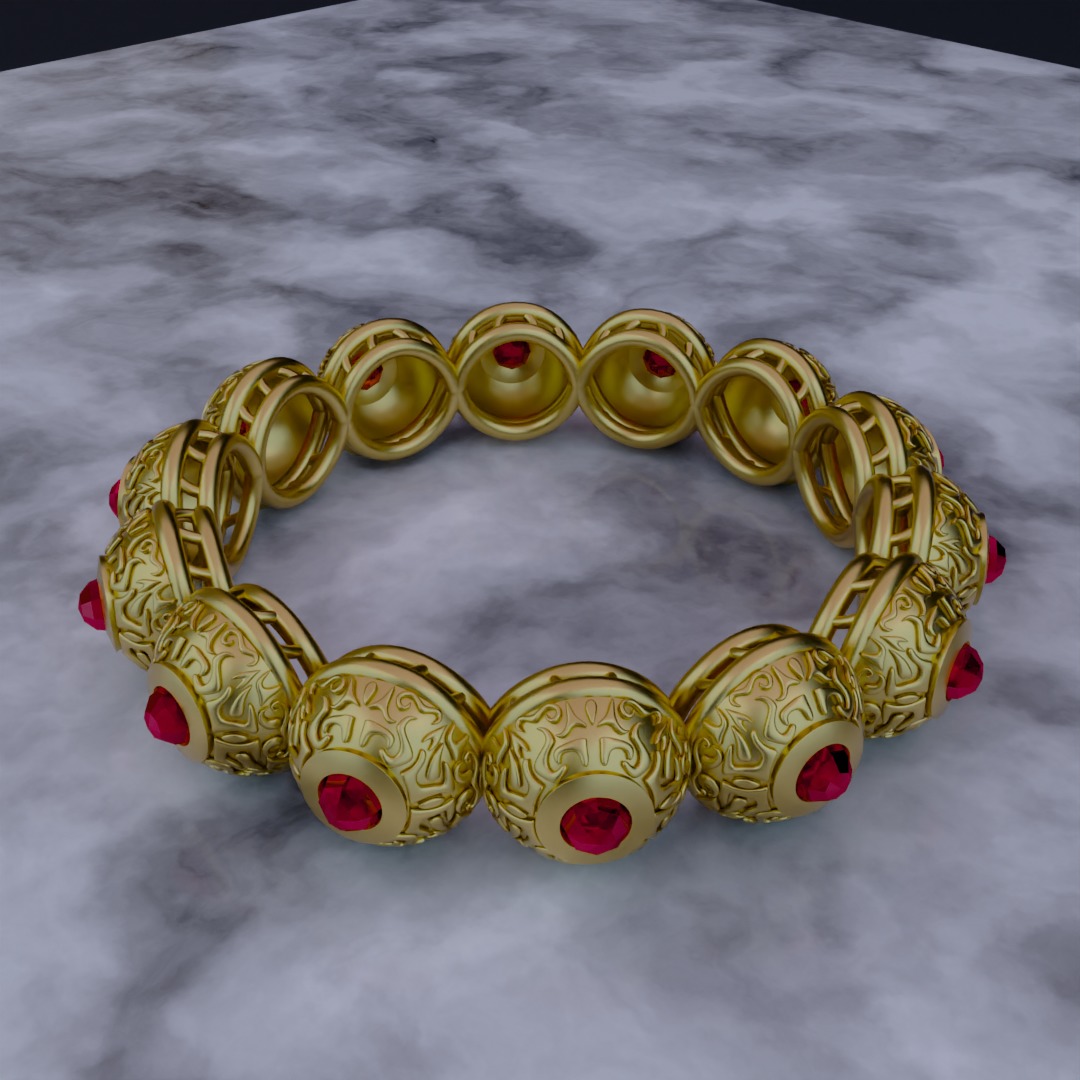 Jewerly installation 3D model 3D model_16