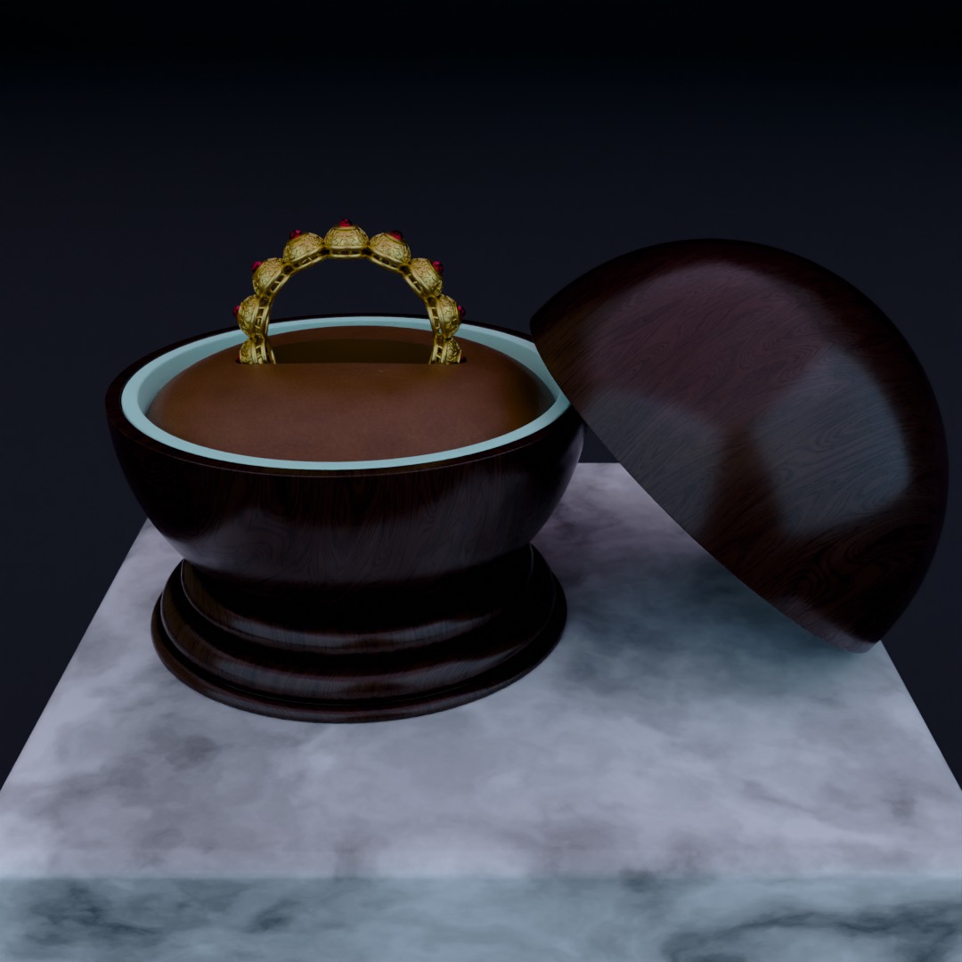 Jewerly installation 3D model 3D model_1