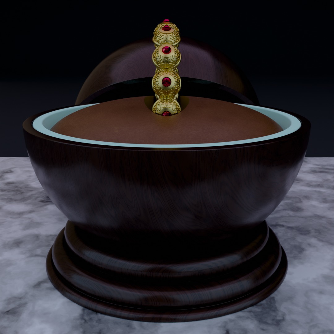 Jewerly installation 3D model 3D model_3