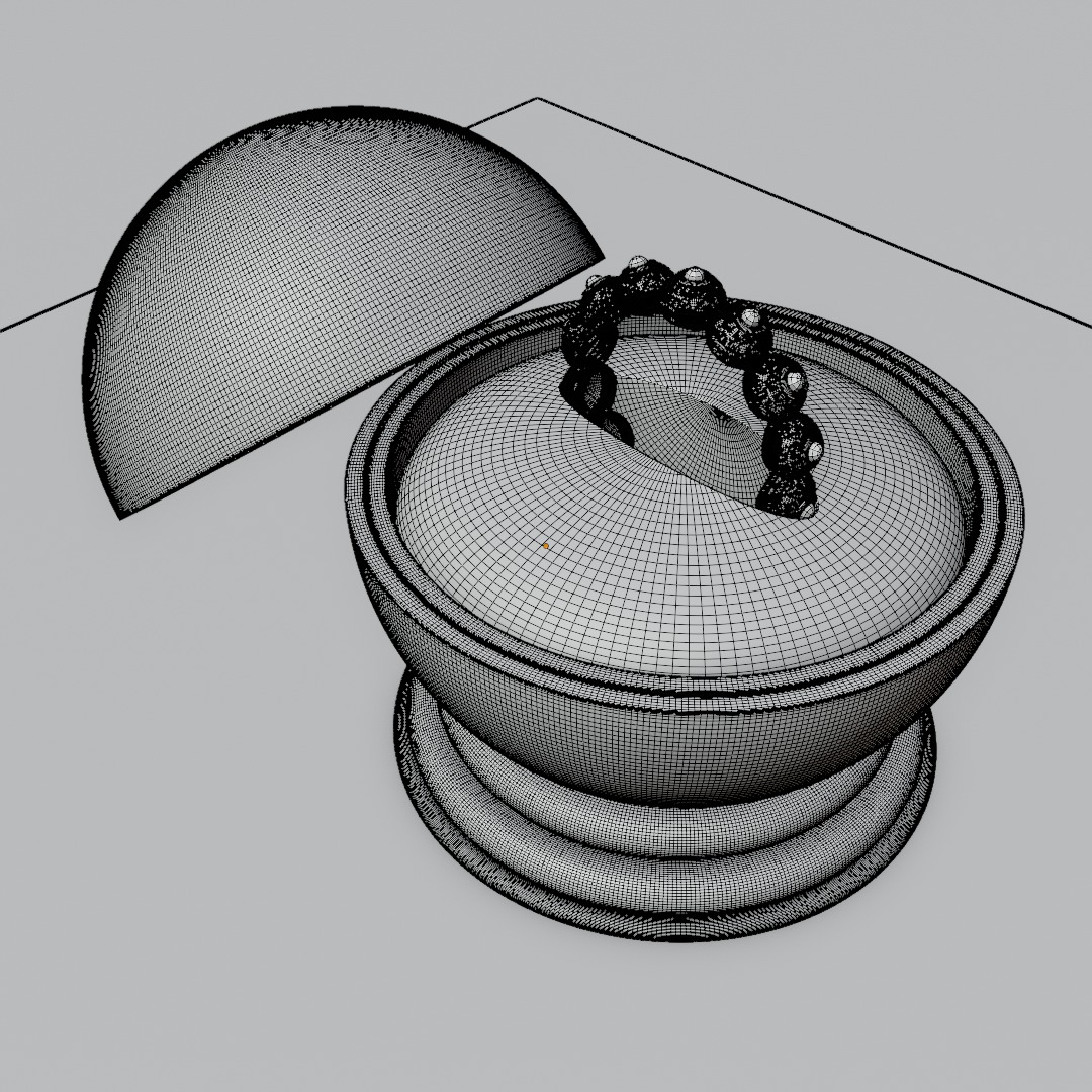 Jewerly installation 3D model 3D model_36