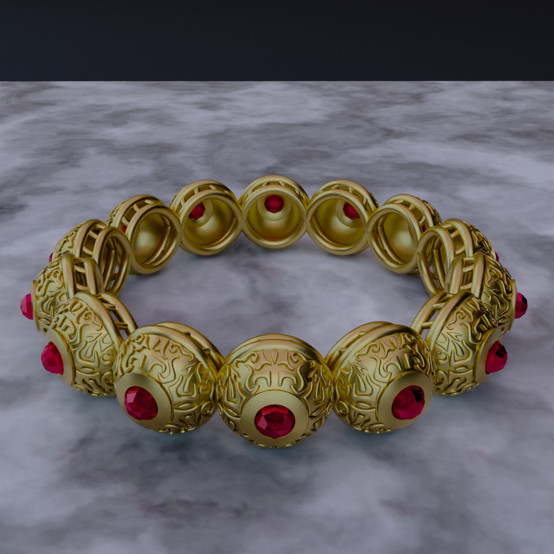 Jewerly installation 3D model 3D model_11