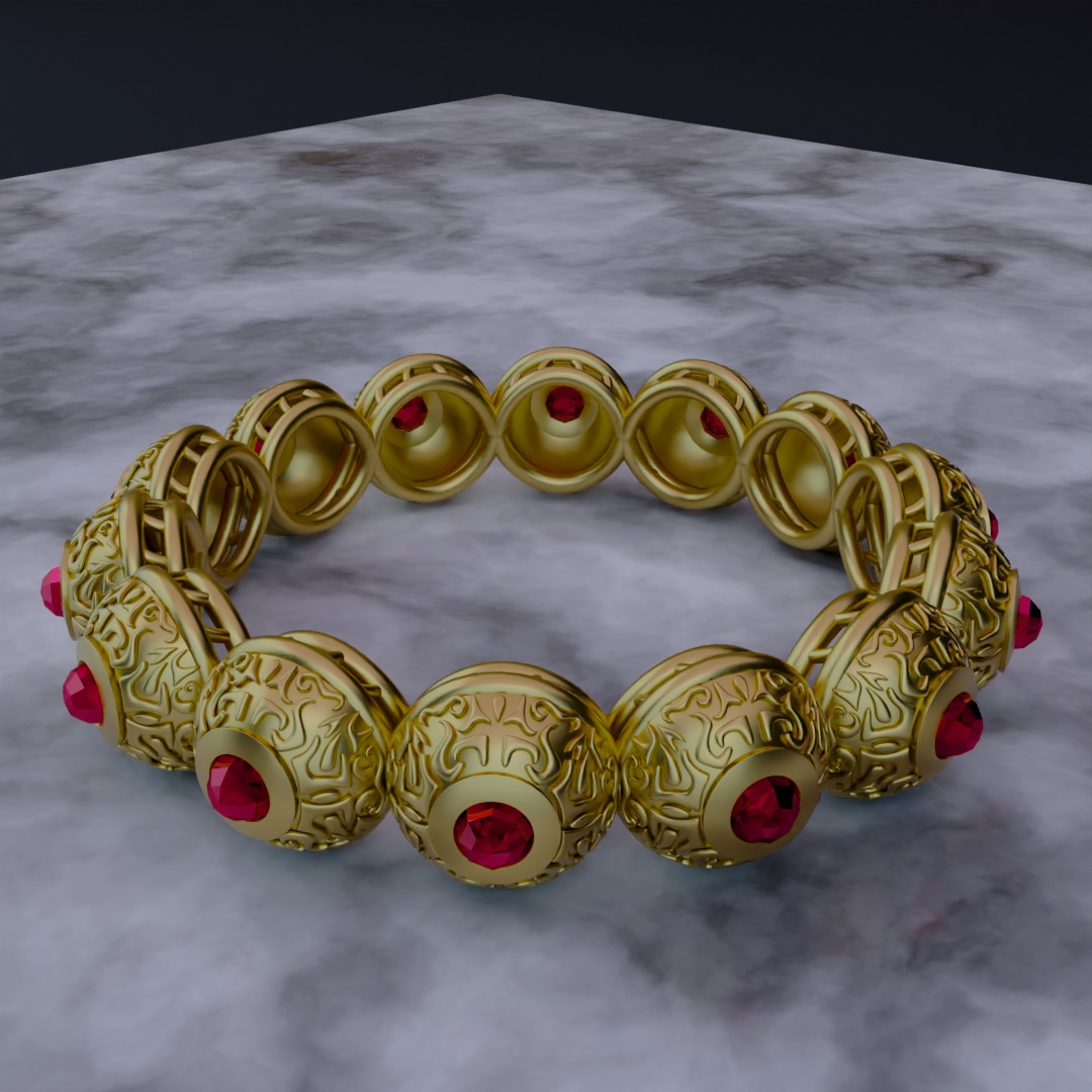 Jewerly installation 3D model 3D model_10